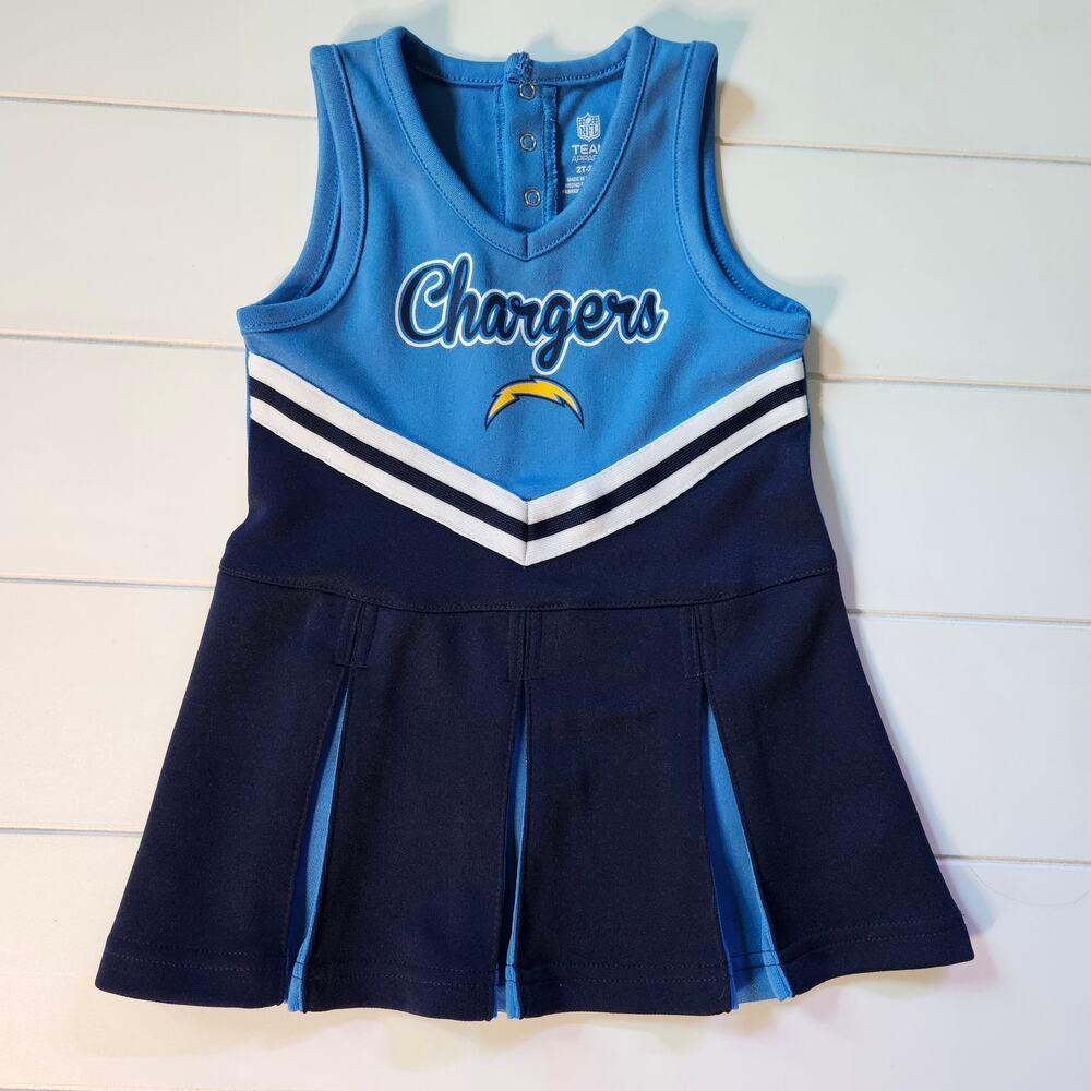 NFL LA Chargers Dress Toddler Cheerleader 2t